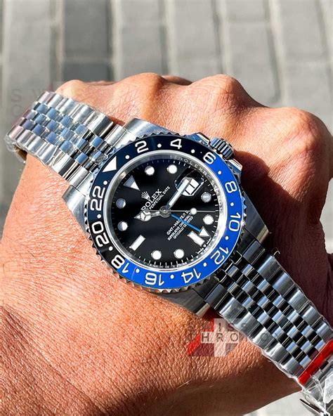 rolex gmt batman jubilee.